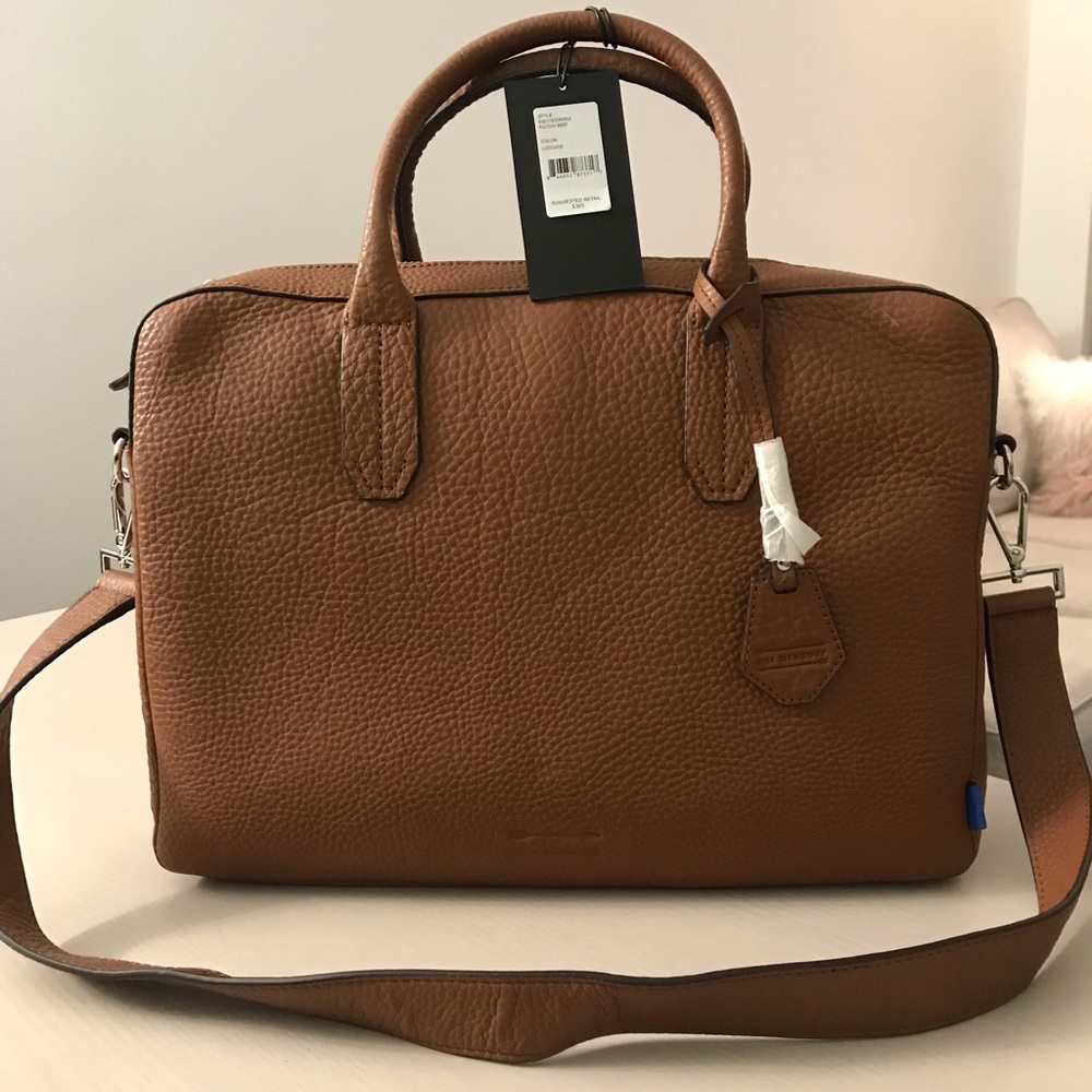 New Uri Minkoff Leather Briefcase